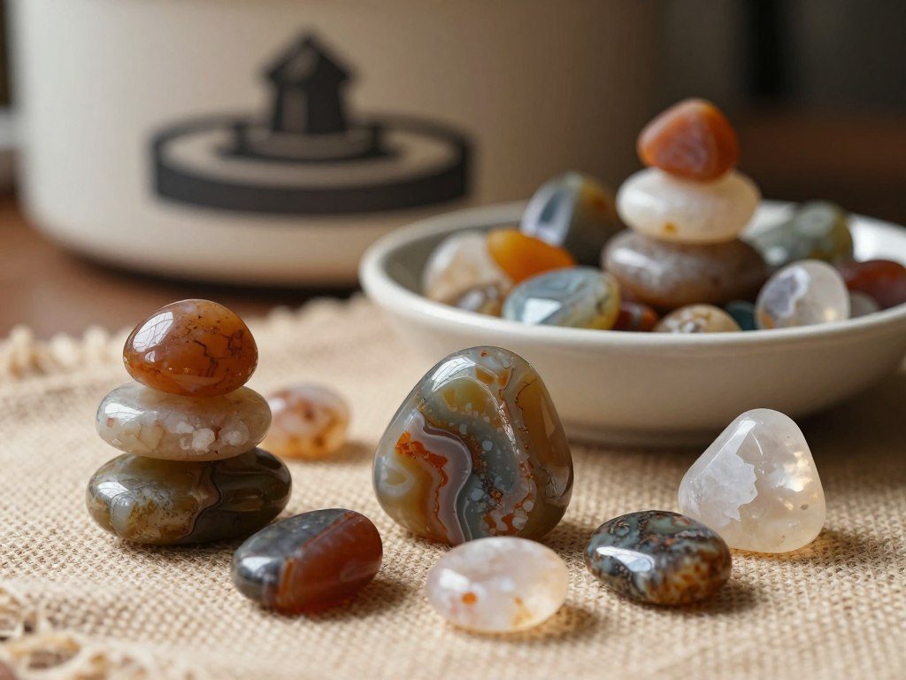 tumbling stones
