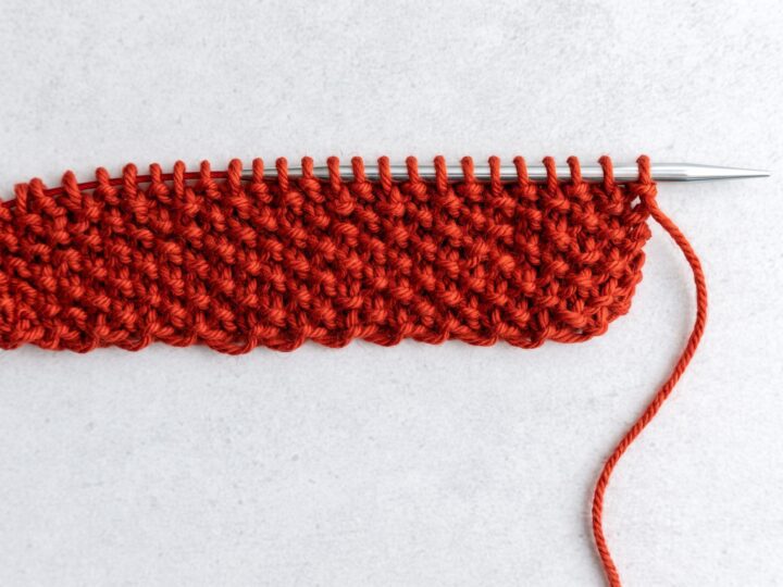 knit seed stitch