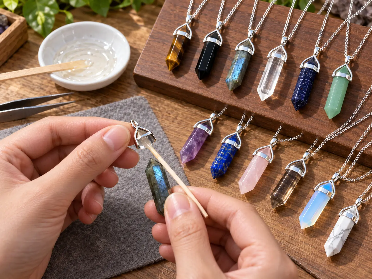 How to Make a Crystal Point Pendant