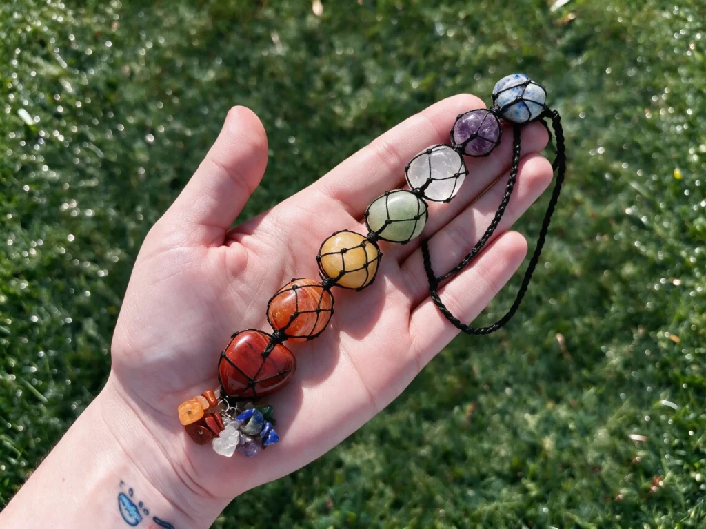 How to Make a Chakra Stone Car Hanging